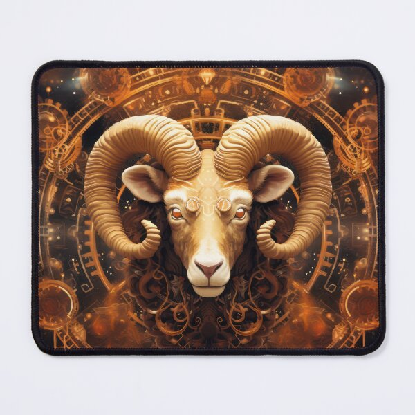Item preview, Aries the Ram Zodiac Astrology Art designed and sold by Lori Brown.