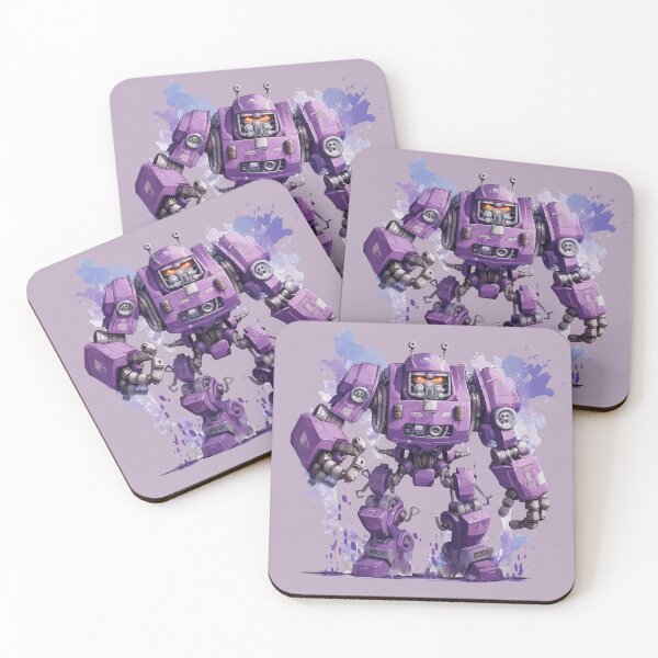 Item preview, Purple Mecha Robot designed and sold by Digital-Livvy.