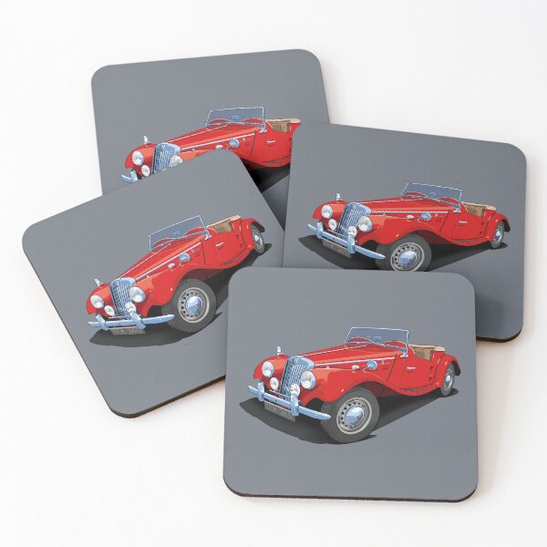Item preview, 1954 MG TF in mg red designed and sold by candc-retro.