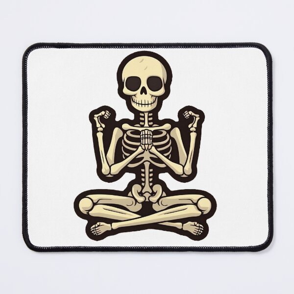 Item preview, cute skeleton yoga designed and sold by lavroshh.