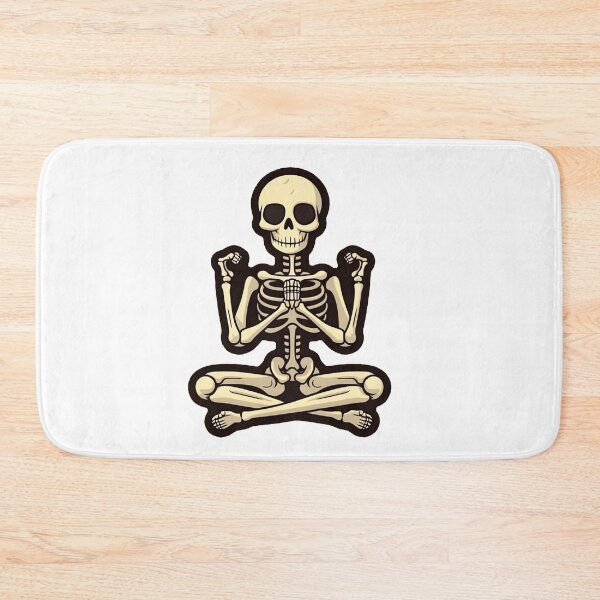 Item preview, cute skeleton yoga designed and sold by lavroshh.