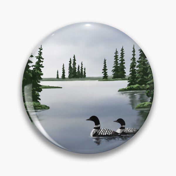 Item preview, Common Loon On Cottage Lake designed and sold by studioart.