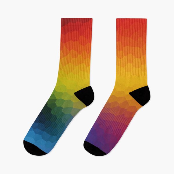 Item preview, Rainbow Neon Twist Low Poly Abstract  designed and sold by shaldesign.