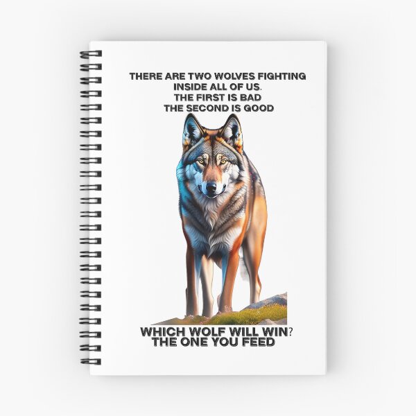 Item preview, Which Wolf Will Win? designed and sold by PosiPrints.