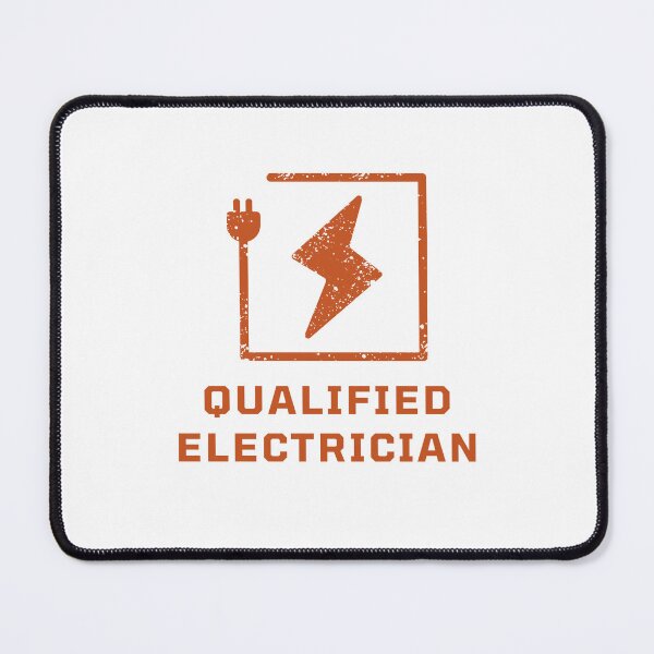 Item preview, Qualified electrician designed and sold by SmSm Main Street.