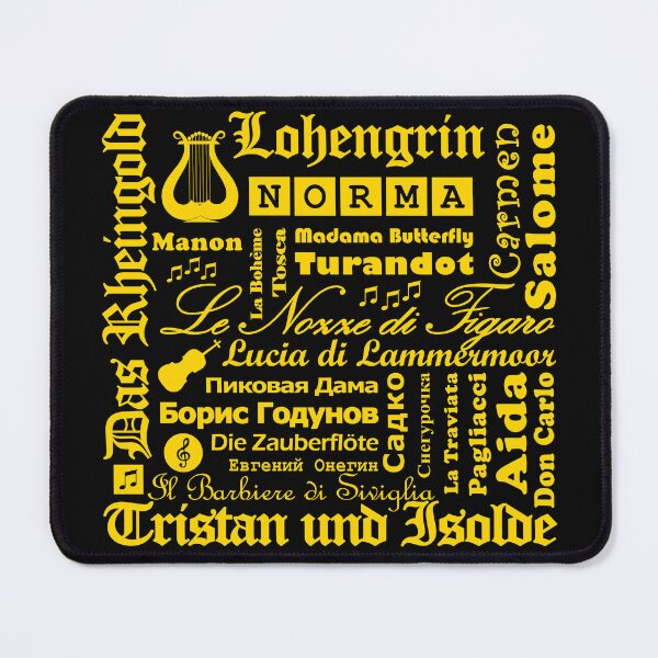 Item preview, Opera Collage Yellow designed and sold by i-cottagedesign.