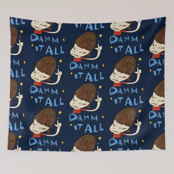 Item preview, yoshitomo nara damm it all print designed and sold by alianaost77.