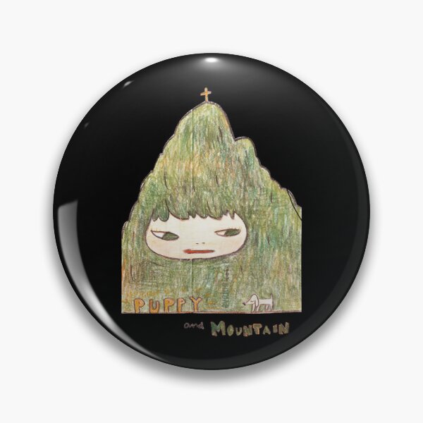 Item preview, yoshitomo nara puppy and mountain painting designed and sold by alianaost77.