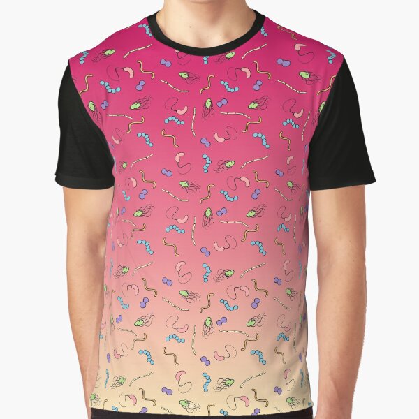 Sunset ombre bacteria Graphic T-Shirt