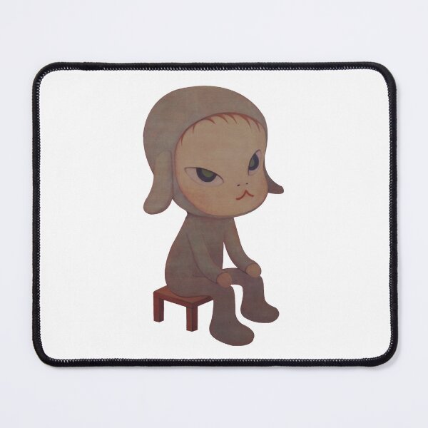 Item preview, yoshitomo nara sitting bunny painting designed and sold by alianaost77.