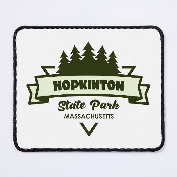 Item preview, Hopkinton State Park Massachusetts Trees And Ribbon designed and sold by bivenart.