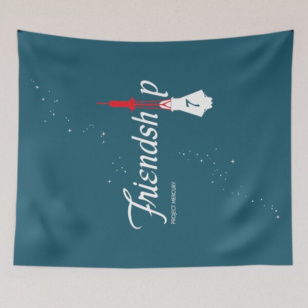 Item preview, Friendship 7. Project Mercury. NASA Mission Typographic Logo designed and sold by BGALAXY.
