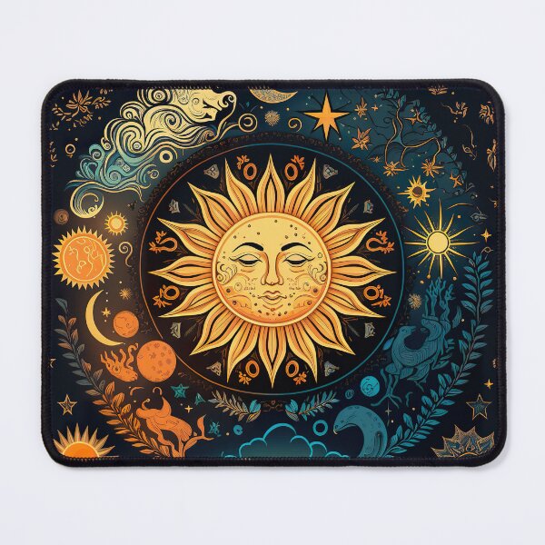 Item preview, Sun And Moon Celestial Elements Artwork designed and sold by Magnuna.