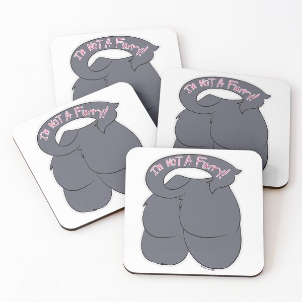Item preview, I'm not a furry! (Grey)  designed and sold by Purplepuddles20.