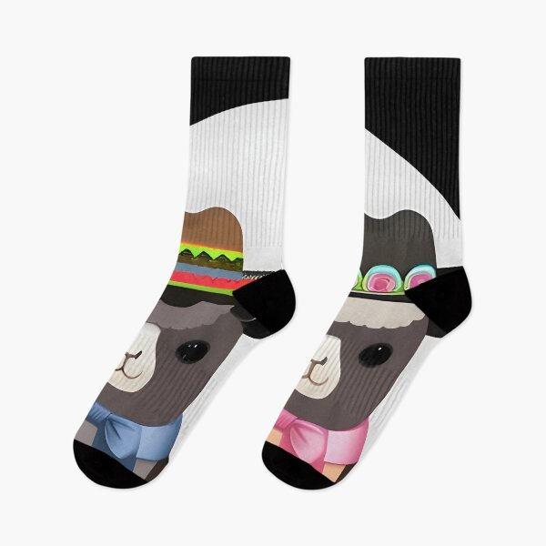 Item preview, Llamas with Alpaca Wool Hats Sticker designed and sold by worldofwhisper.