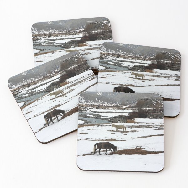 Item preview, Horses in a Winter Landscape designed and sold by aidan  moran.