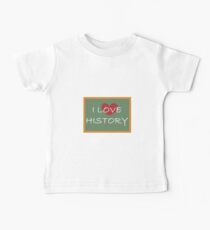 I Love History Baby Tee