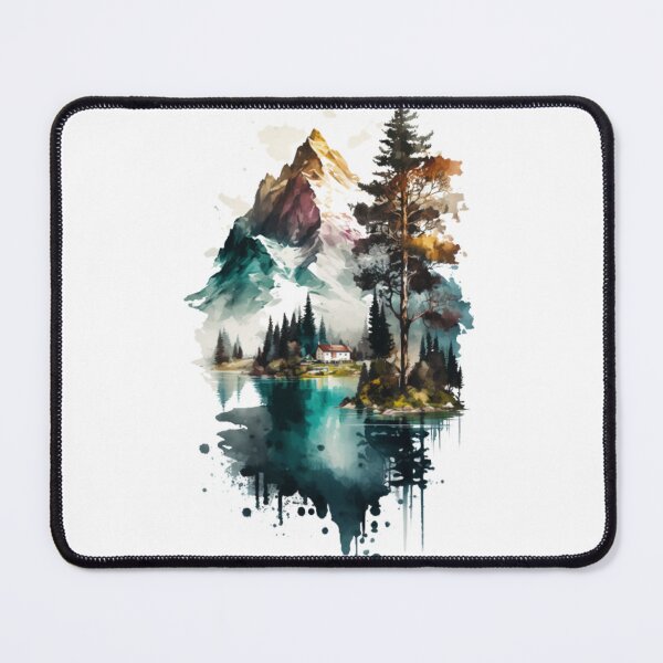 Item preview, mountains and lakes designed and sold by Tee Studio.