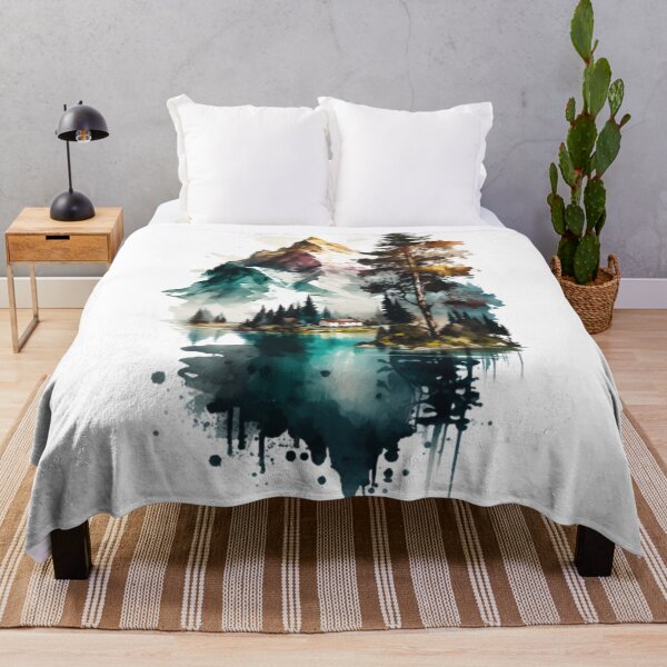 Item preview, mountains and lakes designed and sold by Tee Studio.