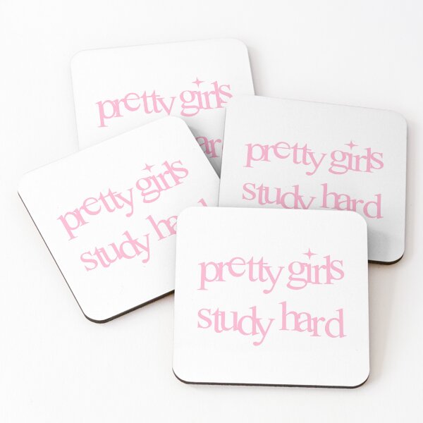 Item preview, pretty girls study hard designed and sold by emeraldssun.