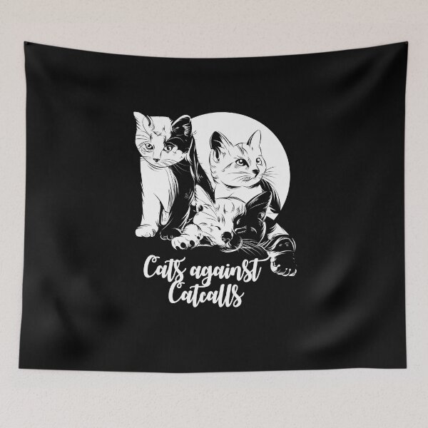 Item preview, Cats Against Catcalls designed and sold by TeeTimeGuys.