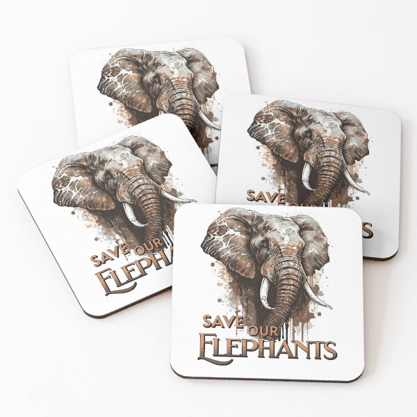 Item preview, Save our elephants designed and sold by addict2reading.