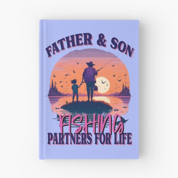 Item preview, Father and Son Fishing Partners For Life - Father's Day Artwork 2 designed and sold by Cawaiico.