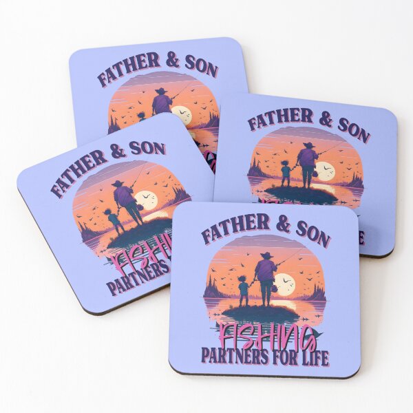 Item preview, Father and Son Fishing Partners For Life - Father's Day Artwork 2 designed and sold by Cawaiico.