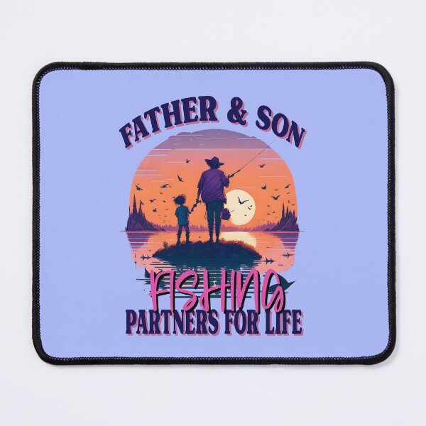 Item preview, Father and Son Fishing Partners For Life - Father's Day Artwork 2 designed and sold by Cawaiico.