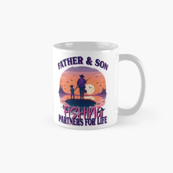 Item preview, Father and Son Fishing Partners For Life - Father's Day Artwork 2 designed and sold by Cawaiico.