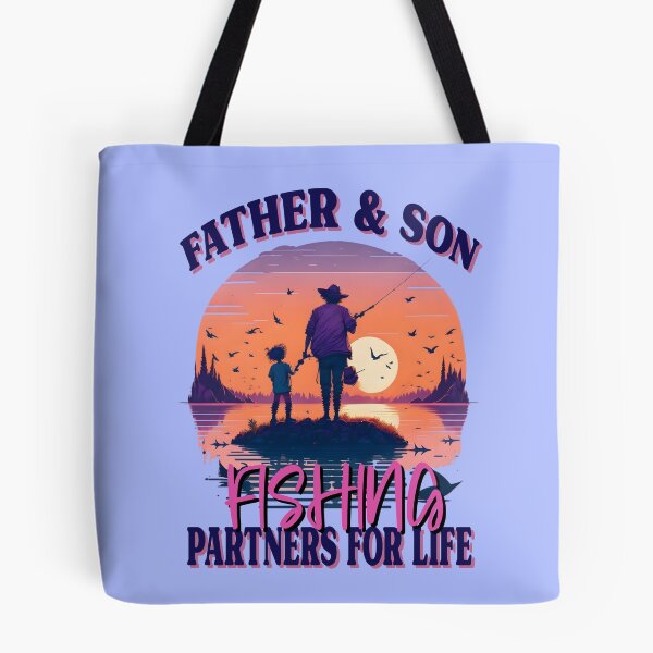 Item preview, Father and Son Fishing Partners For Life - Father's Day Artwork 2 designed and sold by Cawaiico.