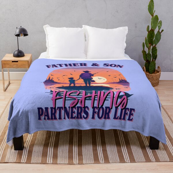 Item preview, Father and Son Fishing Partners For Life - Father's Day Artwork 2 designed and sold by Cawaiico.
