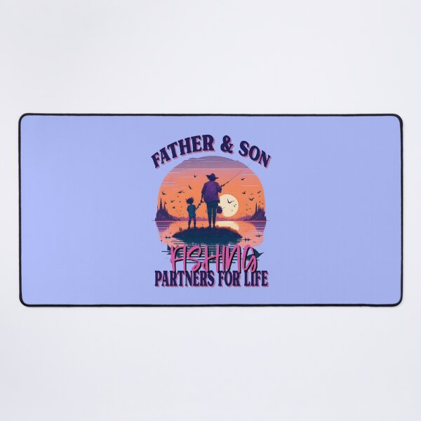 Item preview, Father and Son Fishing Partners For Life - Father's Day Artwork 2 designed and sold by Cawaiico.