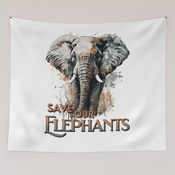 Item preview, Save our elephants designed and sold by addict2reading.