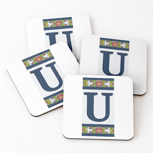 Item preview, U Spanish Letter Tile designed and sold by El's Library Card.