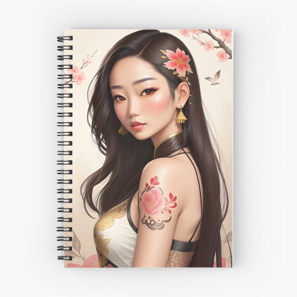 Aperçu de l'œuvre Dessin animé belle femme Portrait - Cool Art créée et vendue par joejiing.