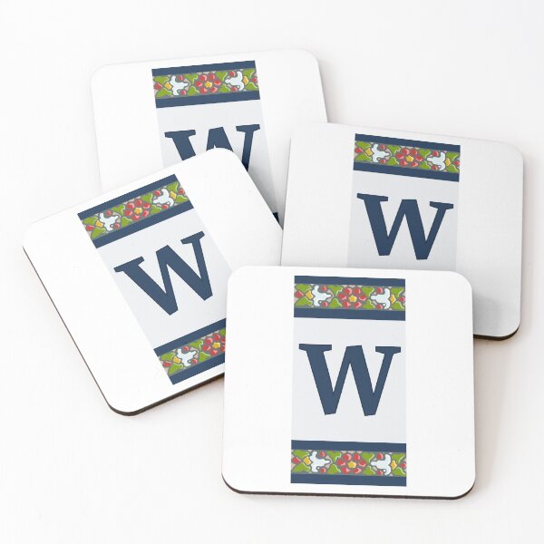 Item preview, W Spanish Letter Tile designed and sold by El's Library Card.