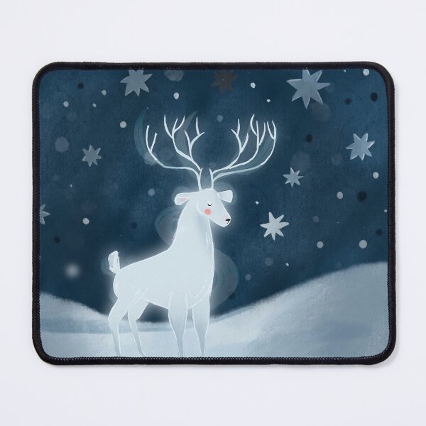 Item preview, Deer in Winter Night designed and sold by leptiko.