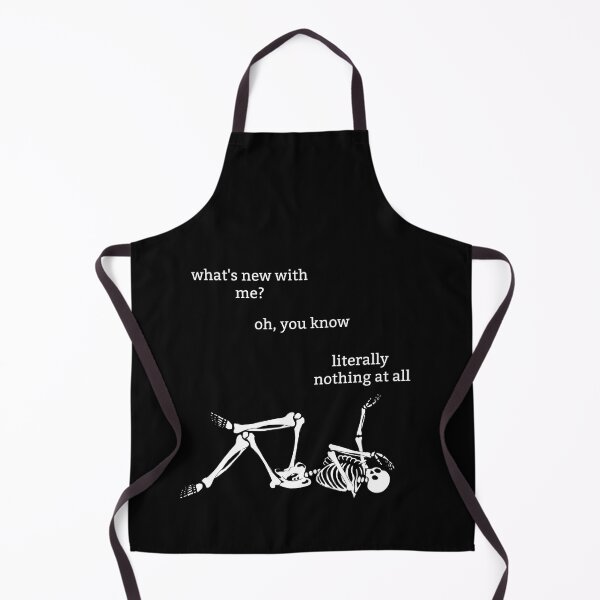 Item preview, Sassy Skeleton "What's new with me" Funny Saying designed and sold by sassyskeleton.