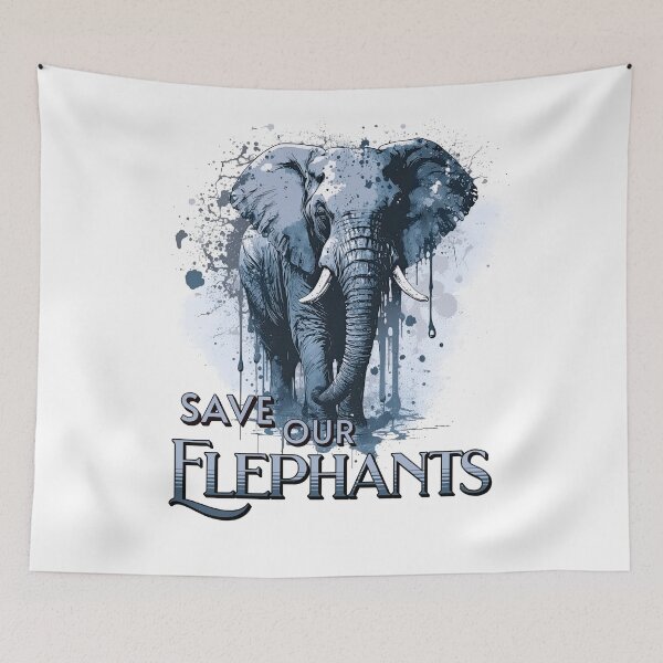 Item preview, Save our elephants designed and sold by addict2reading.