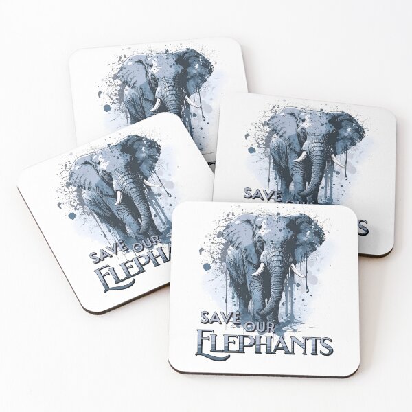 Item preview, Save our elephants designed and sold by addict2reading.
