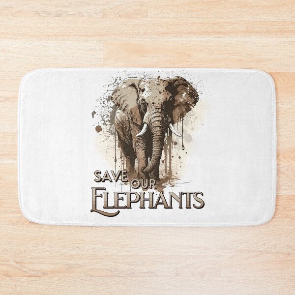Item preview, Save our elephants designed and sold by addict2reading.