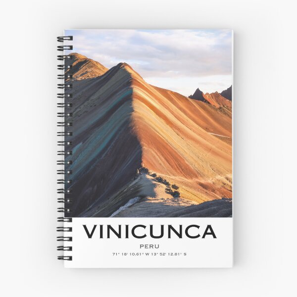 Item preview, rainbow mountains Vinicunca poster / travel wall art / Peru vacation / photography / Andes designed and sold by PanenkaPrints.