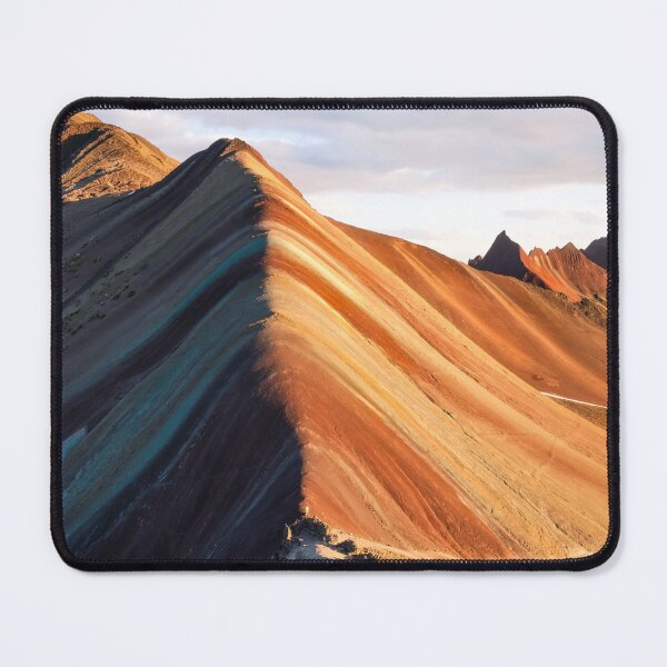 Item preview, rainbow mountains Vinicunca poster / travel wall art / Peru vacation / photography / Andes designed and sold by PanenkaPrints.