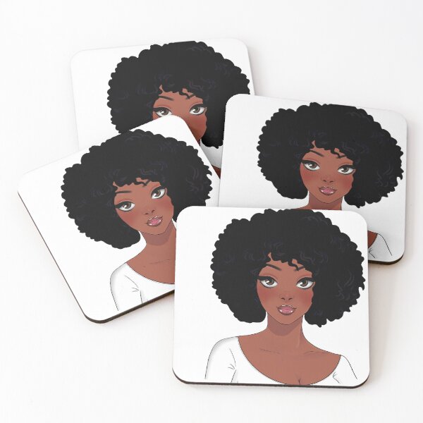 Item preview, mujer afro negra designed and sold by MarisoArt.