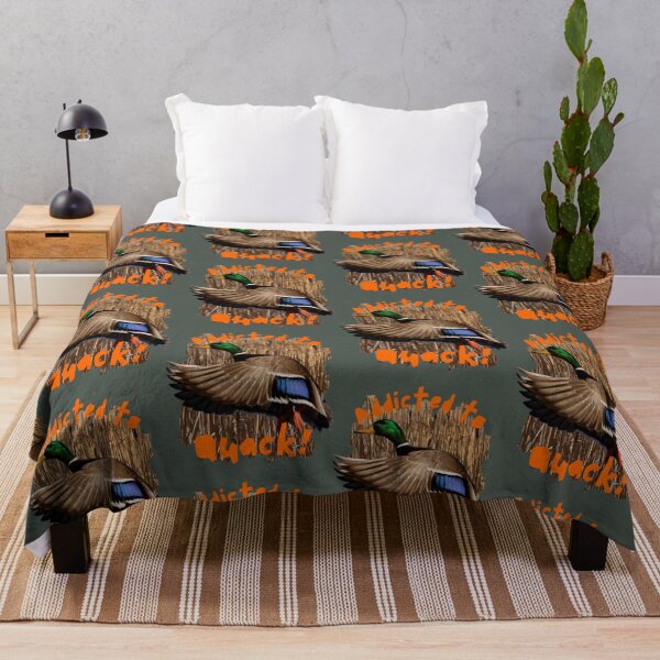 Item preview, Flying Mallard Duck Hunting Addicted to Quack designed and sold by LifeCrush.