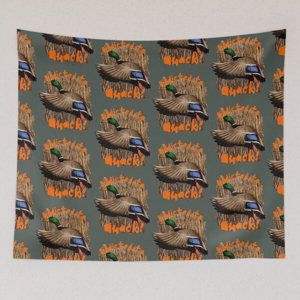 Item preview, Flying Mallard Duck Hunting Addicted to Quack designed and sold by LifeCrush.