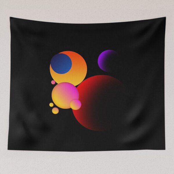 Item preview, Colorful Balls Pattern in French 60s Style designed and sold by GorinART.