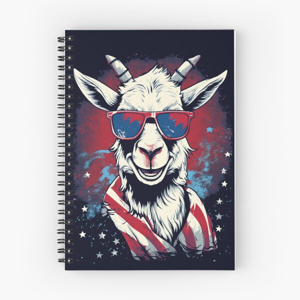 Artikelvorschau, Vintage patriotische Ziege - US-Flagge und Tierliebhaber entworfen und verkauft von madtoyman.