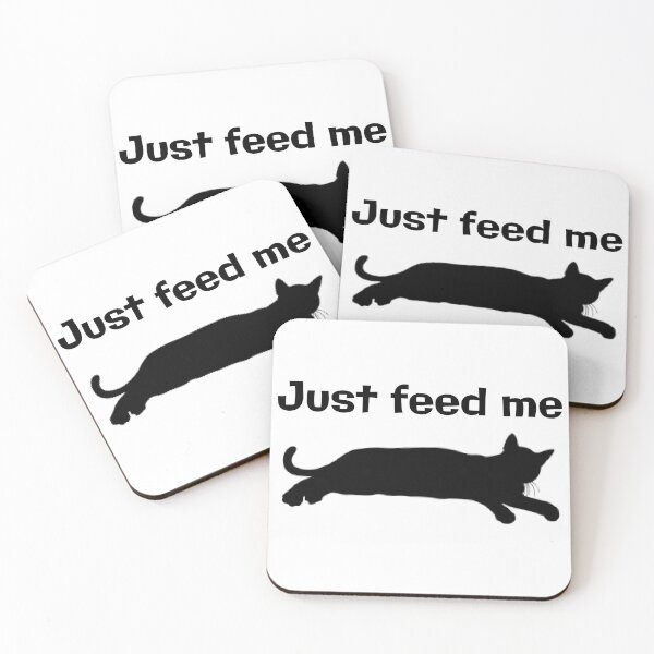 Item preview, Just feed me Cat designed and sold by LosCustoms-Shop.